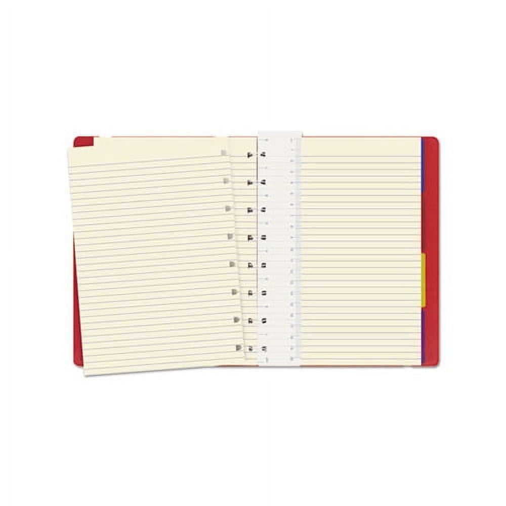 Notebook 1 Subject 1 Subject, Medium/College Rule, Red Cover, 8.25 x 5.81, 112 Sheets