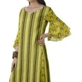 thumbnail image 5 of Moomaya Women's Printed Indian Ethnic Clothing Set-Printed Kurta w/ Pants, Designer Tunic Dress, 5 of 9