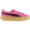 thumbnail image 2 of PUMA Women's Suede Platform Trace Block, Carmine Rose/Winetasting, Size 7.5, 2 of 5