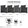 thumbnail image 7 of PiccoCasa 4 Pcs 100% Combed Cotton Soft Luxury Solid Pillow Case King Black, 7 of 7