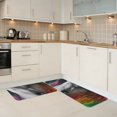 thumbnail image 5 of Yiaed Colorful Haired White Horse Kitchen Rugs Sets of 2 Kitchen Mats Cushioned Anti Fatigue Kitchen Rug Tapetes Para Cocina for Sink,Laundry Room, 5 of 6