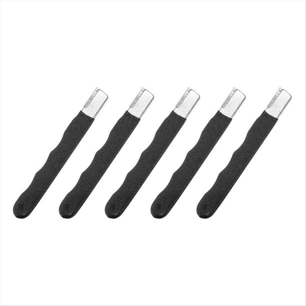 Afilador Rápido Portátil, Afilador de Cuchillas Sin Filo para Cortacésped, Afilador de Herramientas de Jardín Multiusos Afilador de Cuchillas Piedra Negra