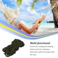 thumbnail image 4 of Nylon Rope Mesh Net Hammock Sleeping Children's Swing Chair Hanging Bed Garden Outdoor For Home Adults Camping Picnic Dark Green, 4 of 10