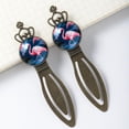 thumbnail image 3 of Flamingo Set of 2 Vintage Copper Crown-Shaped Bookmarks - Stainless Steel Book Markers for Readers and Book Lovers, 3 of 5