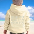 thumbnail image 4 of BOOMNY Unisex Boys Girls Hoodie Long Sleeve Hoodies For Girls Letter Graphic Soft Fall Winter Hooded Sweatshirt, 4 of 7