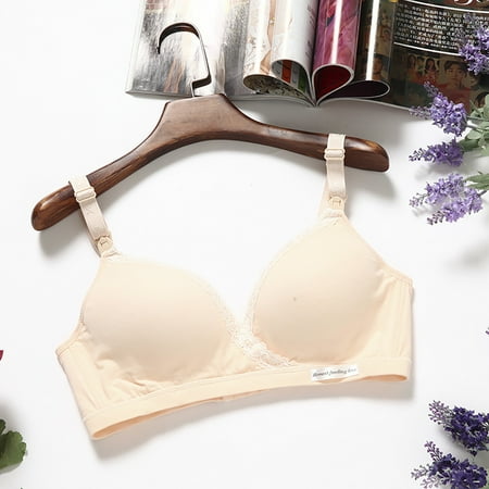 

Borniu Maternity Bra Women s Nursing Bras Breast Feeding Non Steel Ring Gathering Sagging Breastfeeding Bra