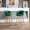 Green, variant on 30 Inch Green Bar Stools with Chrome Base and Footrest / Functional Seating for Restaurant