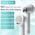 thumbnail image 2 of Dog Hair Dryer, 2 in 1 Dog Blow Dryer with Slicker Brush, Low Noise Dog Dryer for Pet Grooming, Professional Pet Blowing Dryer for Small and Medium Dogs and Cats, 2 of 5