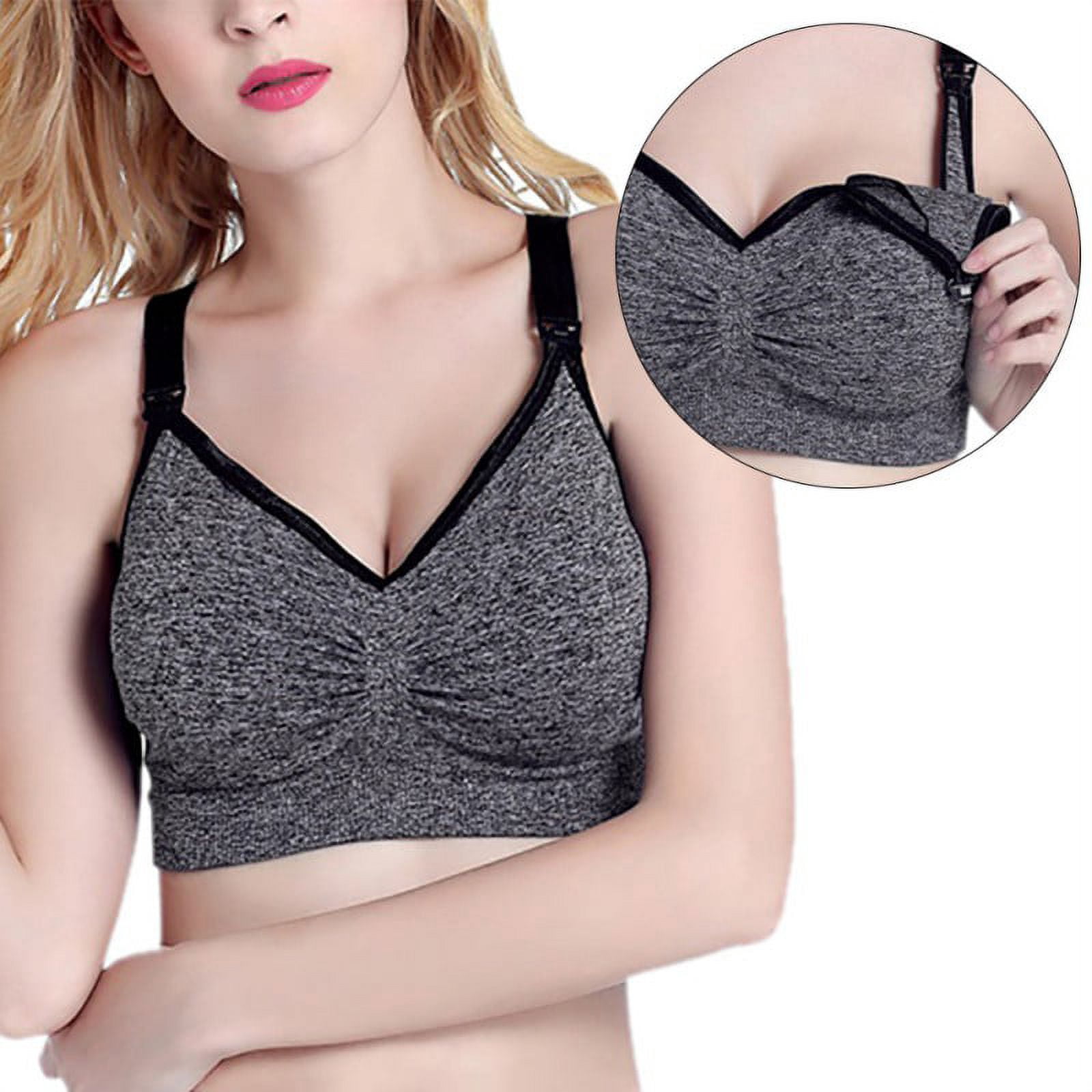 Maternity Nursing Bra Breast Feeding Wire Free Bra Breastfeeding Push Up Pregnant Bra Underwear
