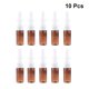 thumbnail image 2 of 10pcs 15 ml de botellas de pulverizador nasal portátiles Rhinitis recargable Bottles de pulverización vacía de niebla vacía (Brown HOMEMAXS mx4336654, 2 of 5