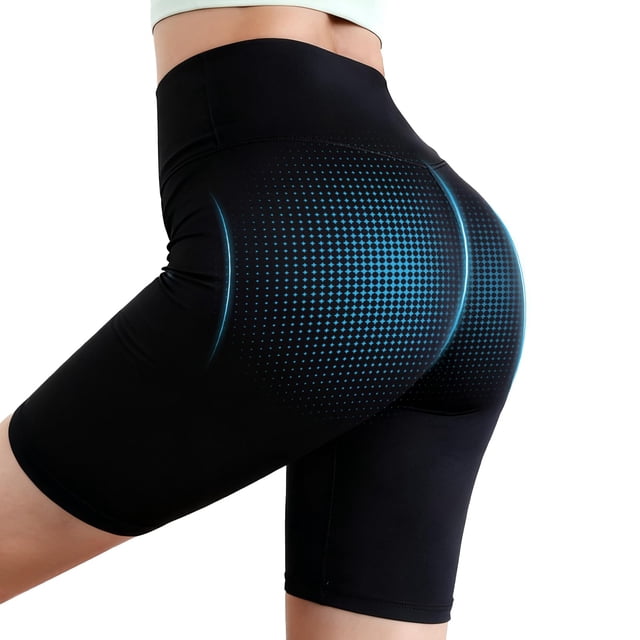 Pantalones cortos EMS Toning NUMRAMED para fortalecer los músculos de los glúteos, negros