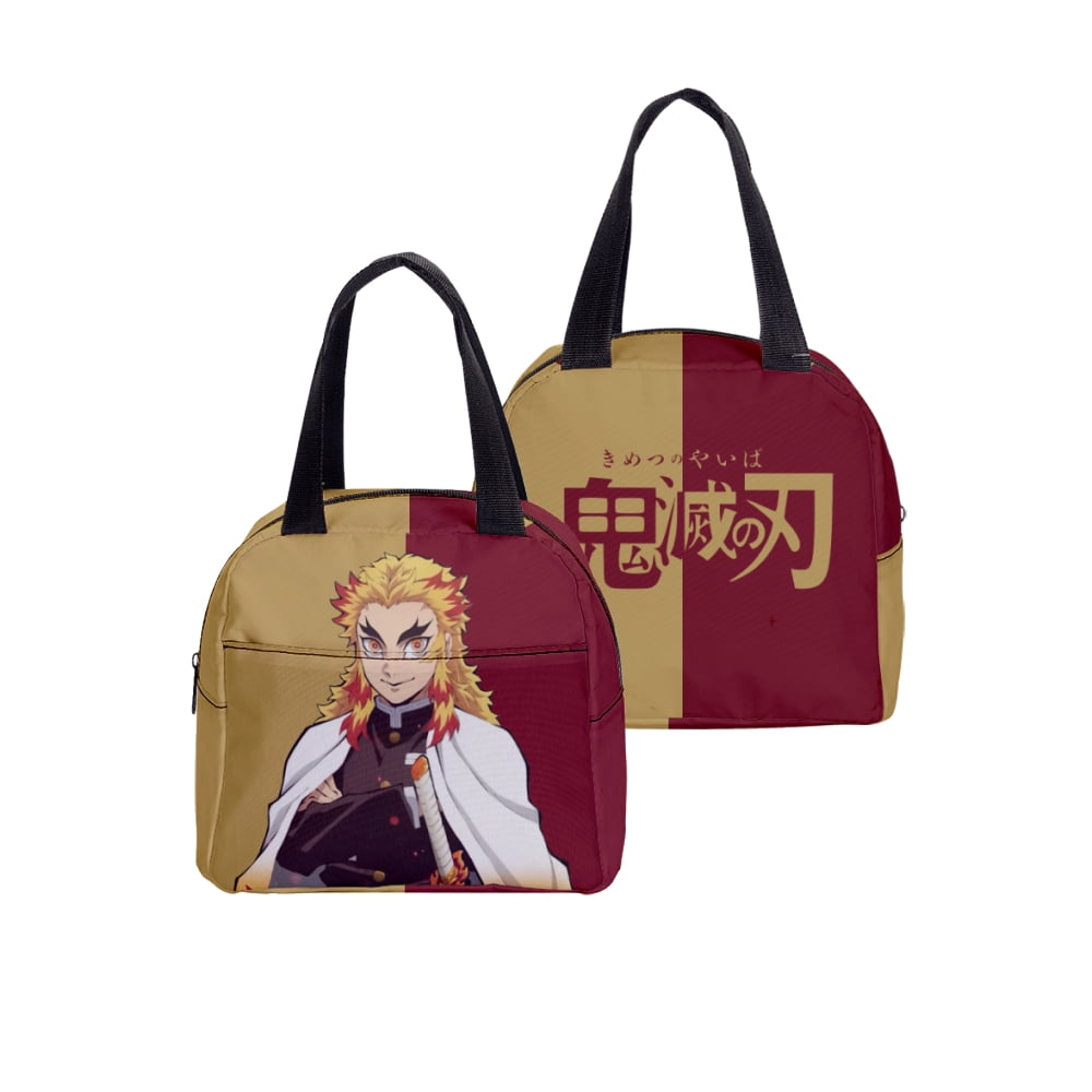 Anime Demon Slayer Insulated Lunch Bag Portable Muichiro Tokito Kimetsu ...