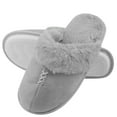 Women's Comfy and Soft SlipOn Plush Luxury Spa Slippers With Closed