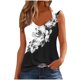thumbnail image 2 of Puntoco Camisetas sin mangas para mujer Camiseta sin mangas con estampado de mujer Camiseta sin mangas suelta, 2 of 4