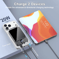 thumbnail image 4 of Magnetic Wireless Portable Charger, 10000mAh Power Bank with PD20w Fast Charging, USB C in&Out Battery Pack, Compatible with Mag-Safe for iPhone 18/17/16/15/14/13 Series, Samsung, Android, and More, 4 of 8
