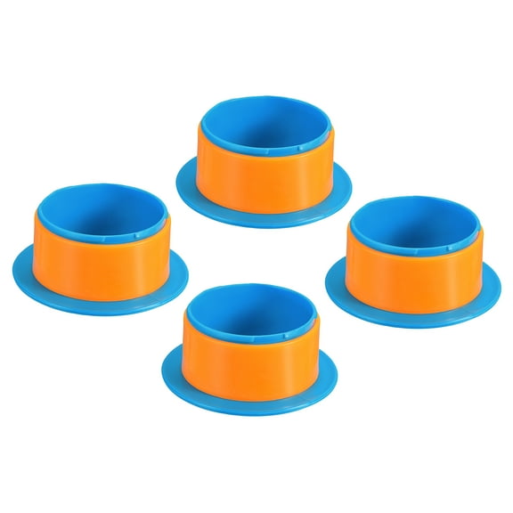 3inch Shrink Wrap Handle, 4pcs Stretch Wrap Dispenser Stretch Film Dispenser Plastic Hand for Furniture, Blue