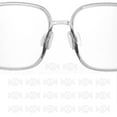 thumbnail image 1 of Uxcell 20 Pares de Almohadillas para Gafas 3.5mm Agarraderas de Nariz de Cristal Bolsa de Aire Mariposa Clara, 1 of 7