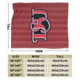 thumbnail image 3 of Delaware State University Ultra-Soft Micro Fleece Blanket Multi-Size Flannel Blanket, 3 of 7