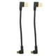 thumbnail image 1 of Cable USB de 2 piezas a Micro USB en ángulo recto, cable Micro USB corto, cable adaptador USB macho a Micro USB macho, cable de transferencia de datos de carga Micro USB de 90 grados, 1 of 8