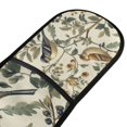 thumbnail image 4 of Yayeee Double Oven Mitt Kitchen Heat Resistant Baking 35" x7" Quilted Glove, Green Birds, 4 of 6