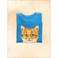 thumbnail image 3 of Mildly Happy Kitten Sweatshirt Women -Kayomi Harai Designs, Female x-Large, 3 of 4