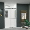 thumbnail image 3 of Transolid SWKX48368412-21V Saramar 48" W X 36" D X 96" H Six Panel Shower Wall Kit - White, 3 of 5