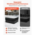 thumbnail image 4 of KFFKFF Outdoor Hot Tub Cover, 90 x 90 x 20 Inch Weather-Resistant and Waterproof Protector, 600D Durable Oxford Fabric with 950N Tear Resistance, Square Spa Cover for Hot Tubs, Black, 4 of 9