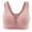 Pink, variant on UngA Women Bras Wireless Front Closure Bras Seamless Wireless Comfort Supportive No Underwire Convenient Mastectomy Bralettes Grey,XL