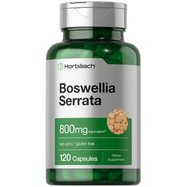 Boswellia Serrata Extract Capsules 800mg | 120 Count | Herbal Supplement | Non GMO, Gluten Free | by Horbäach