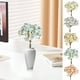 thumbnail image 1 of Ramo de flores de seda de jazmín artificial - 4 tallos, arreglo floral realista para bodas y decoración del hogar, blanco morado azul rosa amarillo, 1 of 6