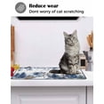 thumbnail image 6 of Large Induction Cooktop Protector Mat Blue Christmas Stove Top Covers for Electric Stove, Snowman Eucalyptus Leaves Snowflake Wooden Decorative Stove Burner Cover Mats, Glass Top Stove Cover, 6 of 7