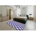 thumbnail image 4 of Ahgly Company Indoor Rectangle Patterned Bright Grape Purple Area Rugs, 8' x 10', 4 of 6