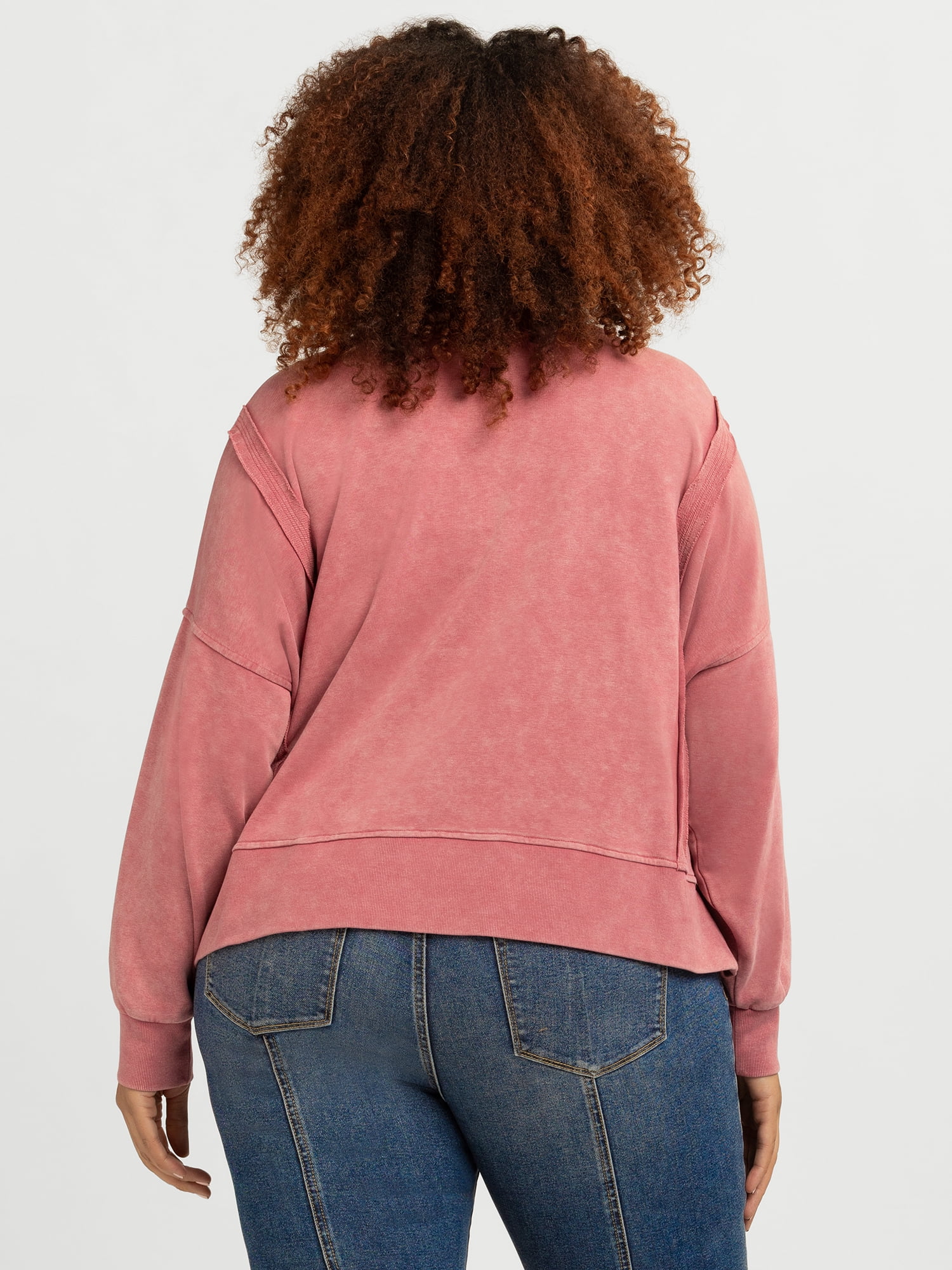 Jessica Simpson Women's Philomenia Knit Denim Pullover Top, Sizes XS-4X