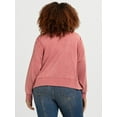thumbnail image 5 of Jessica Simpson Women's Philomenia Knit Denim Pullover Top, Sizes XS-4X, 5 of 5