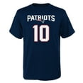 thumbnail image 2 of Youth Mac Jones Navy New England Patriots Mainliner Name & Number T-Shirt, 2 of 3