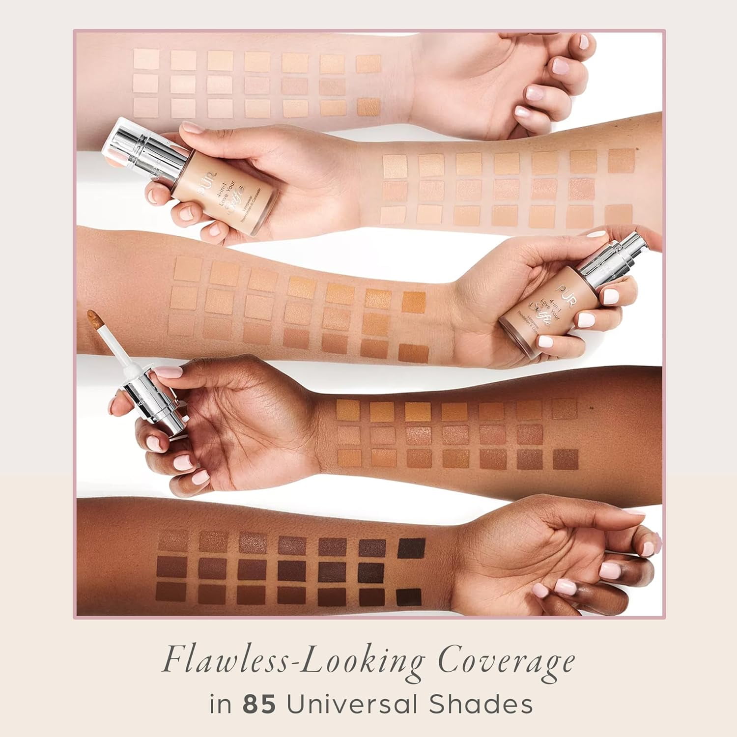 PÜR MINERALS 4-in-1 Love Your Selfie Longwear Foundation & Concealer