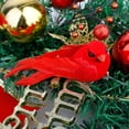 thumbnail image 4 of unbranded 10Ud Pájaros Simulación En Plumas Rojas Para Decorar Árbol Y Espacios Navideños, 4 of 8