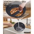 thumbnail image 5 of RUIE 12-Piece Pots and Pans Set, Ceramic Nonstick Cookware Set with Steamer and Utensils, Induction Compatible, Black, 5 of 7