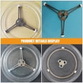 thumbnail image 6 of 2pcs Microwave Oven Turntable Ring with Rollers Microwave Turntable Ring Rotating Ring Roller for Plate, 6 of 6