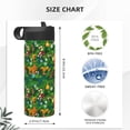 thumbnail image 4 of Haiem Cute Christmas Stocking Bear Printed 18oz Sports Insulated Kettle With Straw Sports Insulated Kettle For Running Hiking Cycling Climbing Mans Womans Insulated Water Bottle, 4 of 8