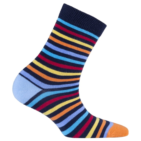 Black Rainbow Stripe Socks
