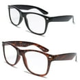 thumbnail image 4 of 2 Pairs Deluxe Reading Glasses - Comfortable Stylish Simple Readers Magnification +3.00, 4 of 4