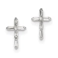 thumbnail image 1 of Boucles d'Oreilles Croix en Argent Sterling CZ QE4770, 1 of 2
