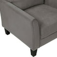 thumbnail image 4 of Lexicon Aliana Textured Love Seat in Chocolate, 4 of 10