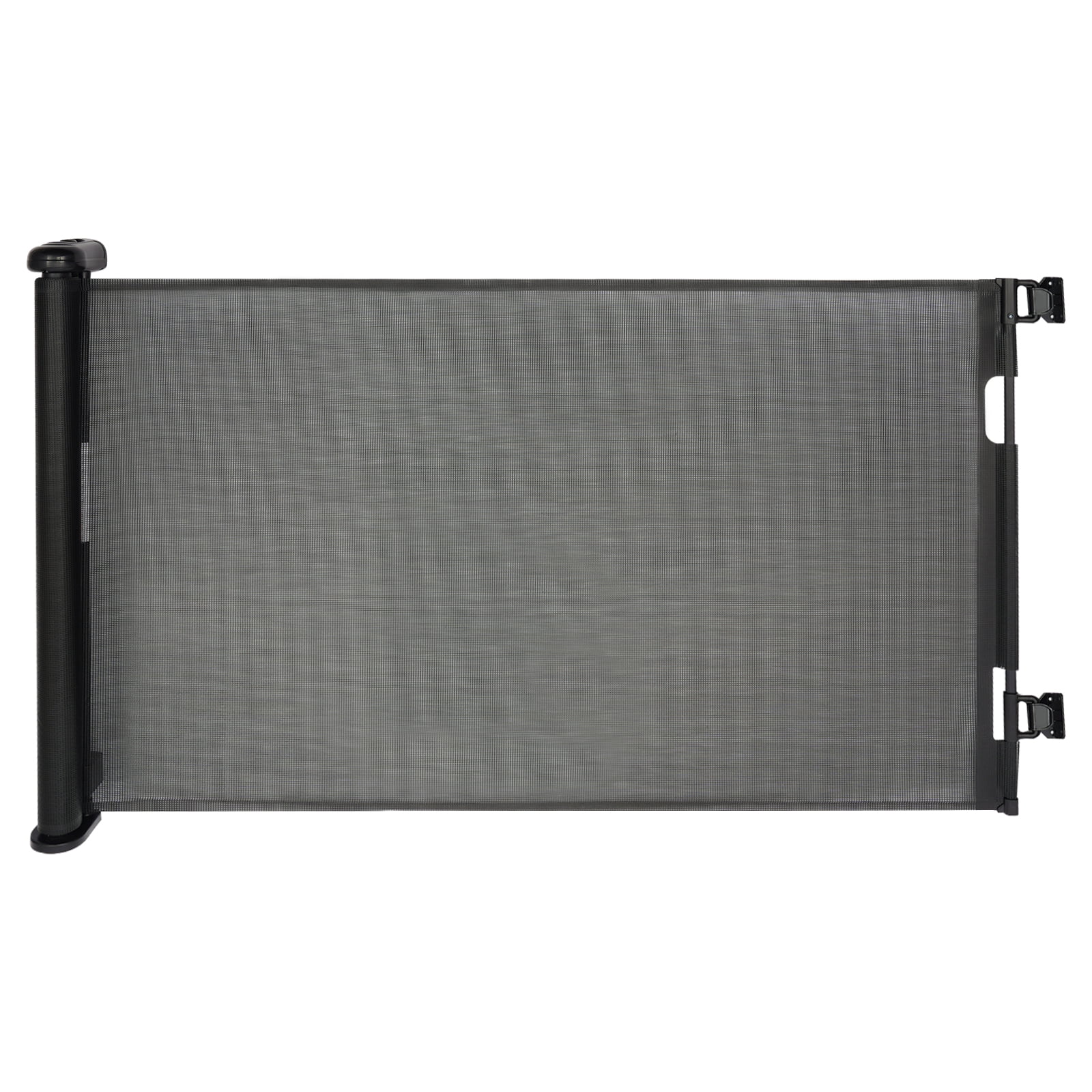 Retractable Pet Gate, Pet Gate for Stairs, Corridors, Bedrooms Black 15.75-118in