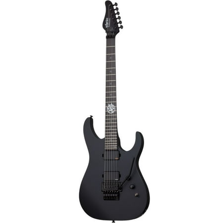 Artist Signature Guitars - Schecter Tommy Victor Prong Signature 6 String Electric Guitar Satin Black - 220