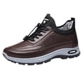 thumbnail image 2 of Willtoo Winter Snow Boots for Men Waterproof Warm Faux Fur Lined Outdoor Ankle Booties Slip on Non-Slip Walking Shoes, 2 of 5