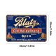 thumbnail image 2 of Placa de Metal Vintage de hierro, decoración de Bar de pared con pintura Rectangular de cerveza Blatz, 30x20cm, 2 of 9