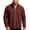 Wine, variant on UDAUDU Mens Zip Up Cardigan Sweater Slim Fit Casual Full Zip Corduroy Sweatshirt Sweaters Knit Stand Collar Cardigans Light Purple L