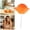 Orange, variant on 8PCS Silicone Ice Cream Ball Maker, 3.9×1.8in Reusable Silica Gel Ice Ball Mold, No-Stick Frozen Dessert Mold for Home Kitchen DIY Ice Cream Making(Yellow)